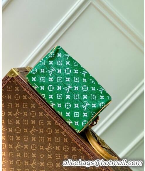 Top Grade Louis Vuitton Speedy P9 Bandoulière 25 Bag in Soft Calfskin M24423 Green 2024 Runway