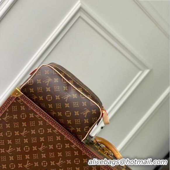 Good Quality Louis Vuitton Dopp Kit Toilet Travel Pouch M44494 in Monogram Canvas/Nude 2024