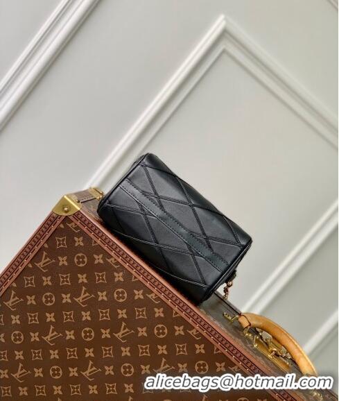 Buy Cheap Louis Vuitton Speedy Bandouliere 20 Bag in Quilted Lambskin M24261 Black 2024