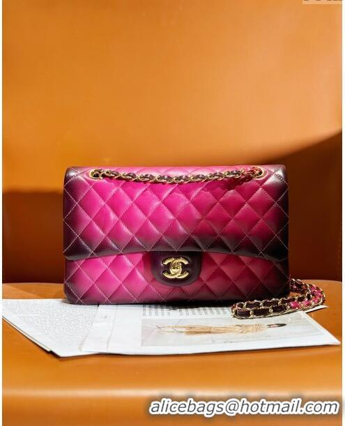 Promotional Chanel Quilted Lambskin Medium Classic Flap Bag AS2221 Rosy 2024