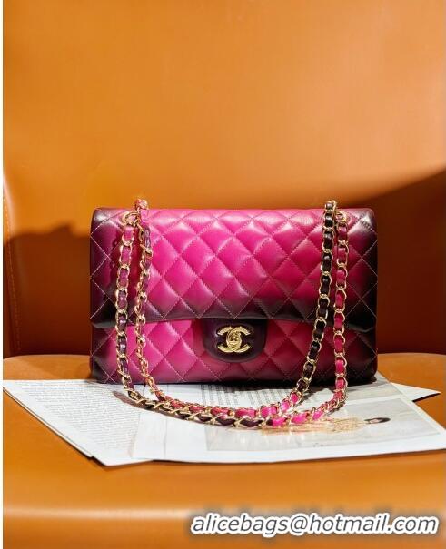 Promotional Chanel Quilted Lambskin Medium Classic Flap Bag AS2221 Rosy 2024