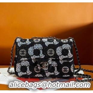 Buy Discount Chanel Crystals Evening Bag AS4297 Black/White