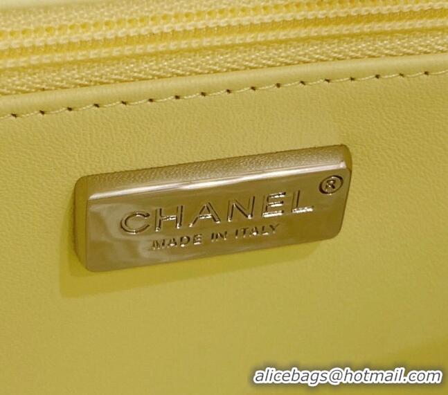 Buy Luxury Chanel Sequins Classic Mini Flap Bag A69900 Light Yellow