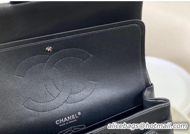 Luxury Classic Chanel Lambskin Classic Large Flap Bag A58600 Black/Gunmetal