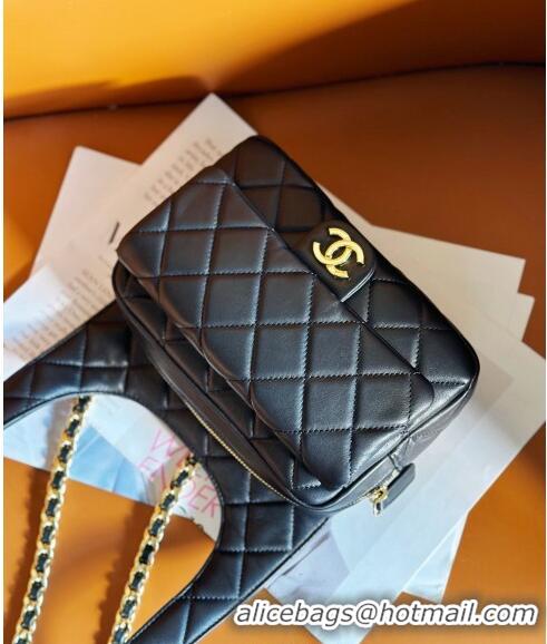 Big Discount Chanel Lambskin Backpack Bag AS4621 Black 2024