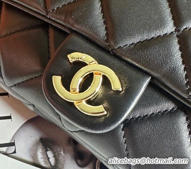 Big Discount Chanel Lambskin Backpack Bag AS4621 Black 2024