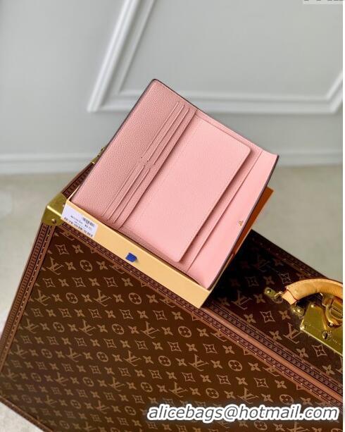 Traditional Specials Louis Vuitton Emilie Wallet in Monogram Empreinte Leather M60699 Pink 2024