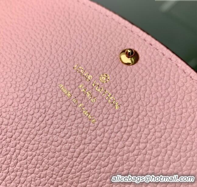 Traditional Specials Louis Vuitton Emilie Wallet in Monogram Empreinte Leather M60699 Pink 2024