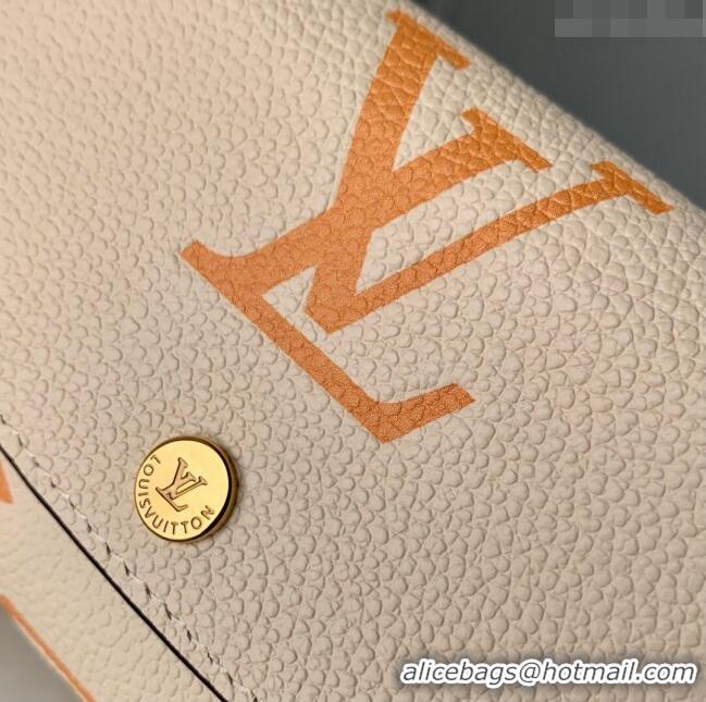 Pretty Style Louis Vuitton Emilie Wallet in Monogram Empreinte Leather M60699 Beige 2024