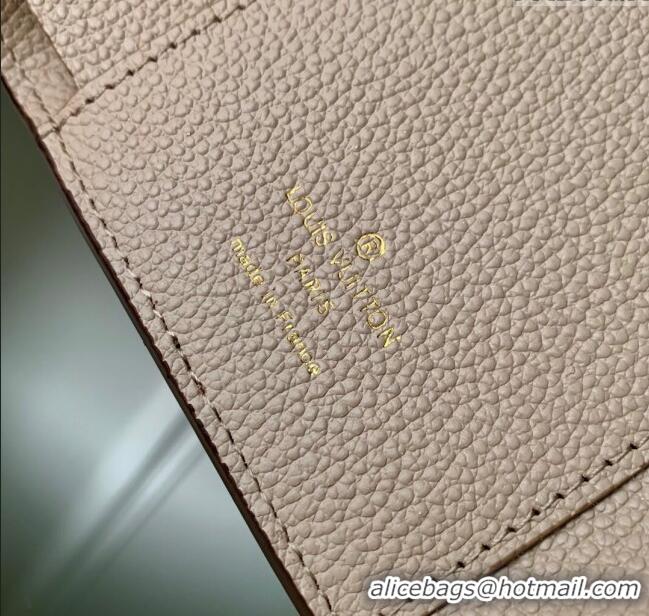 Promotional Louis Vuitton Short Wallet in Monogram Empreinte Leather M60688 Beige 2024