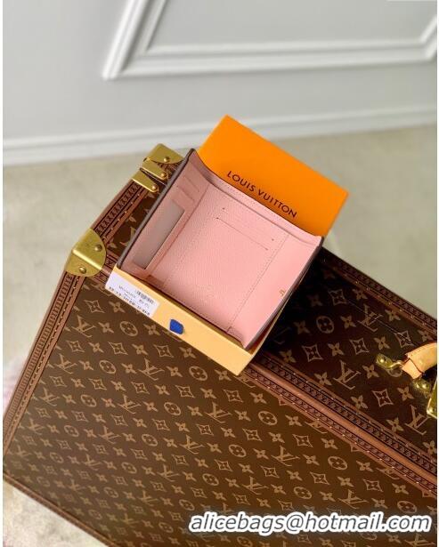 Top Grade Louis Vuitton Short Wallet in Monogram Empreinte Leather M60688 Pink 2024