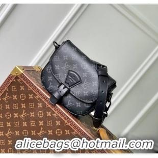 Reasonable Price Louis Vuitton Montsouris Messenger PM Bag in Monogram Canvas M47060 Black 2024