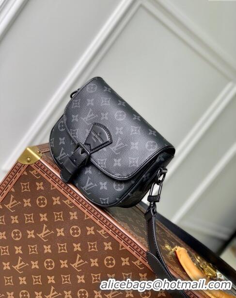 Reasonable Price Louis Vuitton Montsouris Messenger PM Bag in Monogram Canvas M47060 Black 2024