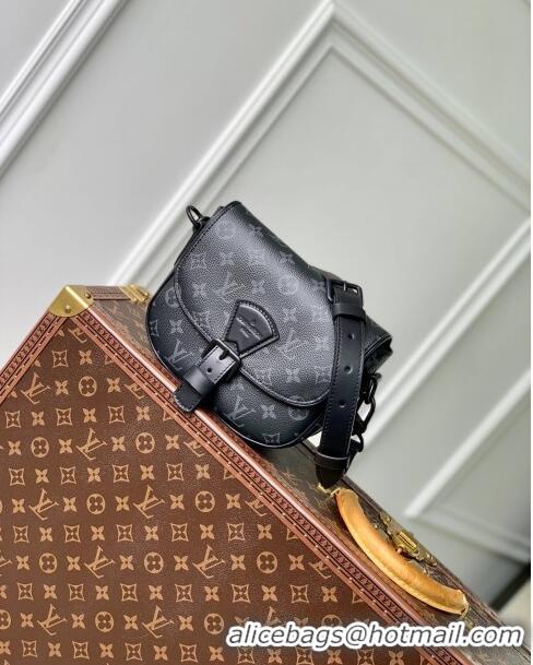 Reasonable Price Louis Vuitton Montsouris Messenger PM Bag in Monogram Canvas M47060 Black 2024