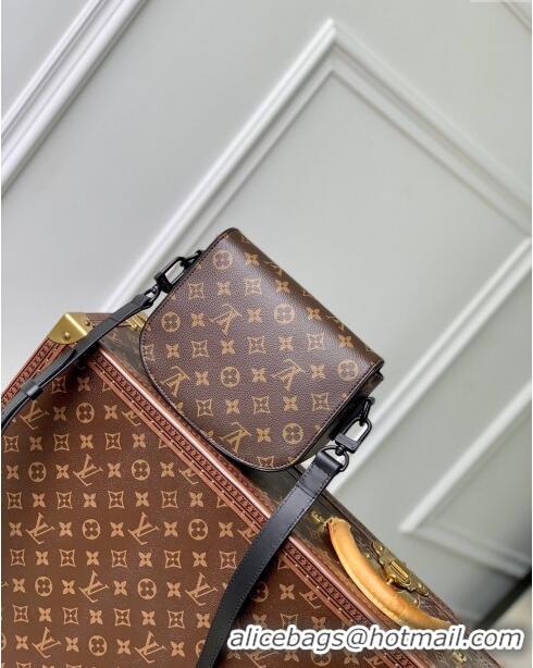 Top Grade Louis Vuitton Montsouris Messenger PM Bag in Monogram Canvas M47060 Brown 2024