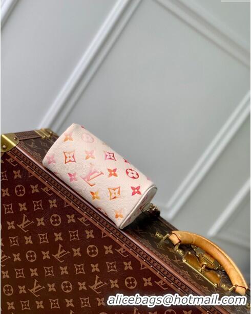 Low Price Louis Vuitton Nano Speedy Bag in Monogram Empreinte Leather M83452 Sunrise Aquarelle 2024