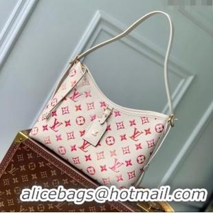 Super Quality Louis Vuitton CarryAll PM Hobo Bag in Monogram Empreinte Leather M24652 Sunrise Aquarelle 2024