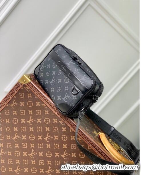 Promotional Louis Vuitton Alpha Messenger Bag in Monogram Canvas and Leather M46955 Black 2024