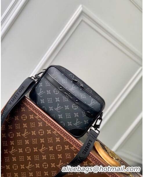 Promotional Louis Vuitton Alpha Messenger Bag in Monogram Canvas and Leather M46955 Black 2024