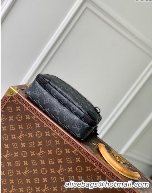 Promotional Louis Vuitton Alpha Messenger Bag in Monogram Canvas and Leather M46955 Black 2024