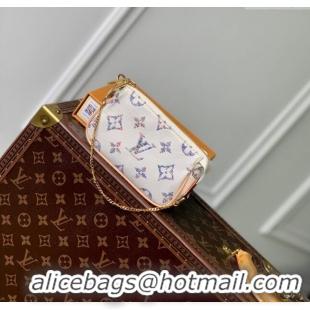 Promotional Louis Vuitton Mini Pochette Accessories Clutch in Multicolor Beige Monogram Jacquard Fabric M58009 2024