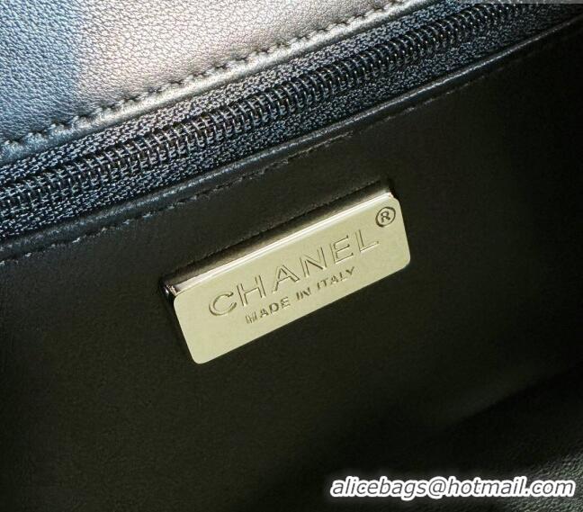 Grade Quality Chanel Mini Flap Bag with Crystals AS4142 Black 2024