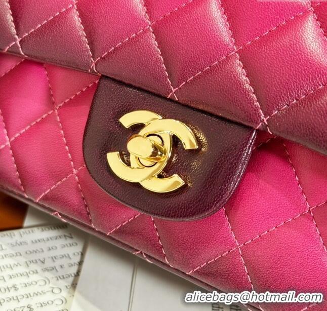 Top Grade Chanel Quilted Lambskin Mini Classic Flap Bag AS2220 Rosy 2024