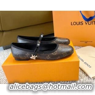 Hot Style Louis Vuitton Romy Flat Ballerinas in Monogram Canvas 606160