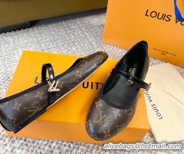 Hot Style Louis Vuitton Romy Flat Ballerinas in Monogram Canvas 606160