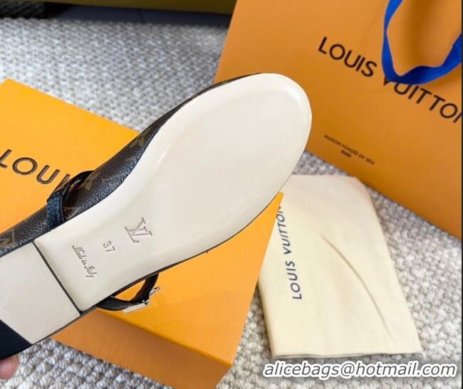 Hot Style Louis Vuitton Romy Flat Ballerinas in Monogram Canvas 606160