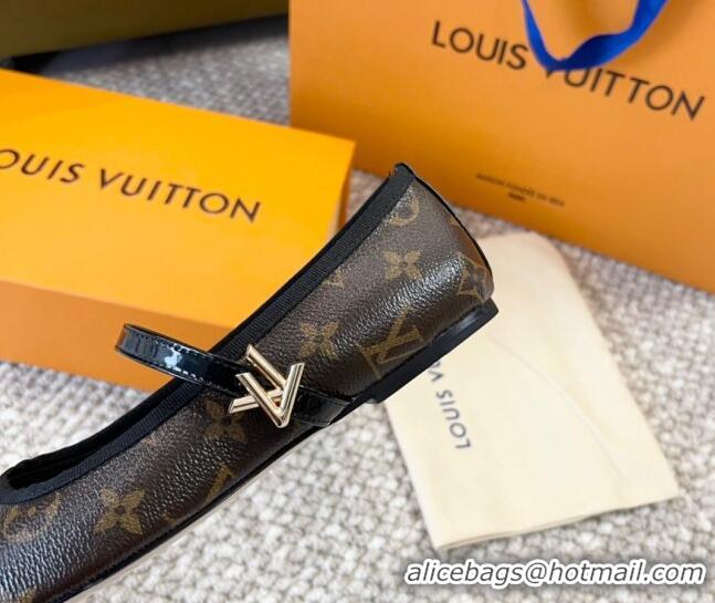 Hot Style Louis Vuitton Romy Flat Ballerinas in Monogram Canvas 606160