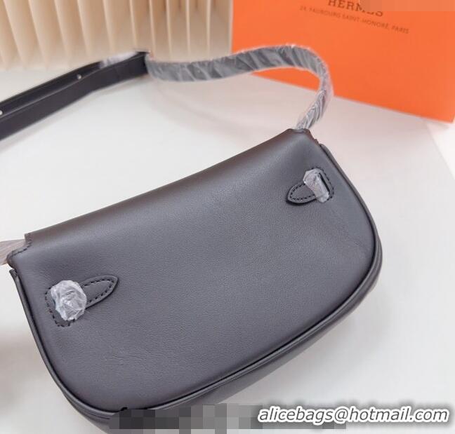 Top Quality Hermes Calfskin Pouch Belt/Belt Bag 0617 Black 2024