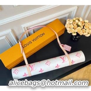 Good Product Louis Vuitton Exercise Mat LV0617 Pink 2024