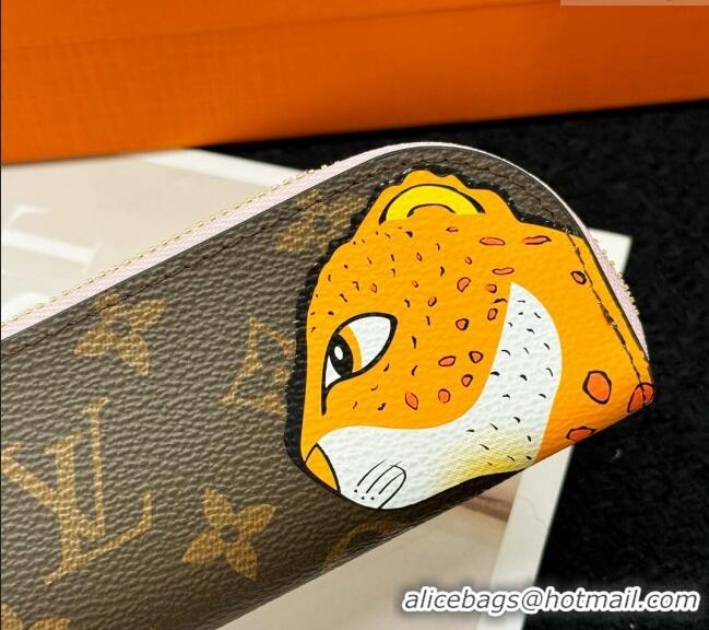 Promotional Louis Vuitton Pencil Pouch Charlotte Monogram M17106 Orange Tiger 2024