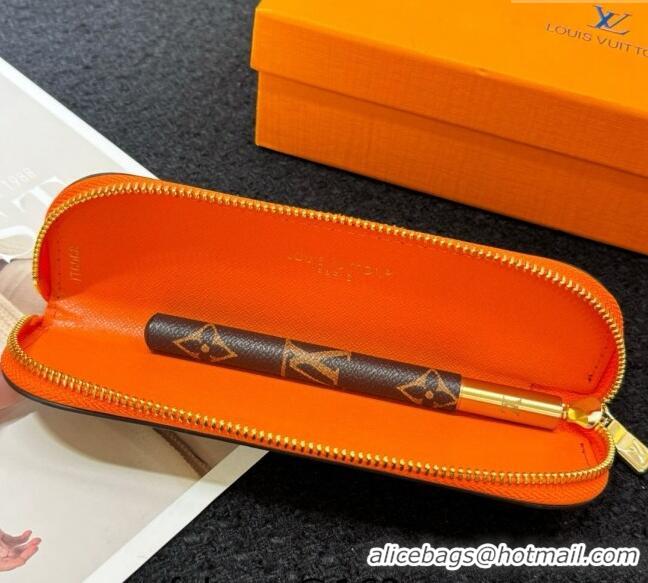 Buy Cheap Louis Vuitton Pencil Pouch Charlotte Monogram M17106 Orange 2024