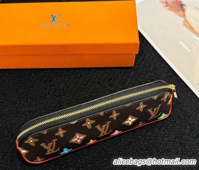 Well Crafted Louis Vuitton Elizabeth Pencil Pouch in Monogram Craggy M17125 Brown 2024