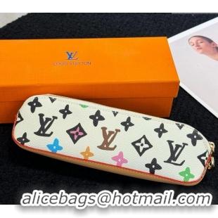 Top Design Louis Vuitton Elizabeth Pencil Pouch in Monogram Craggy M17106 White 2024