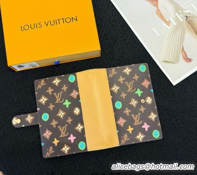 Inexpensive Louis Vuitton Large Ring Agenda Notebook Cover in Monogram Craggy M17128 Brown 2024