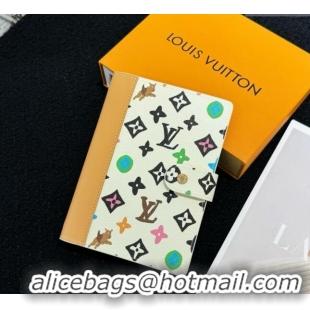 Top Quality Louis Vuitton Large Ring Agenda Notebook Cover in Monogram Craggy M17128 White 2024