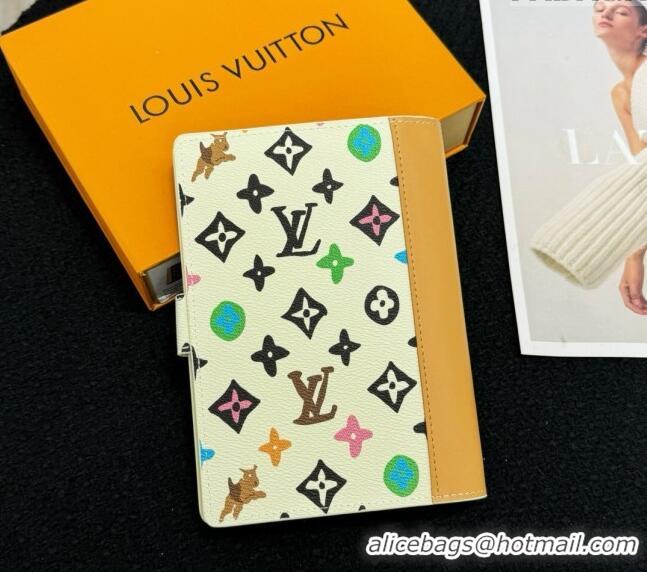 Top Quality Louis Vuitton Large Ring Agenda Notebook Cover in Monogram Craggy M17128 White 2024