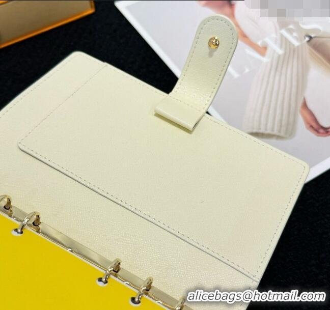 Top Quality Louis Vuitton Large Ring Agenda Notebook Cover in Monogram Craggy M17128 White 2024