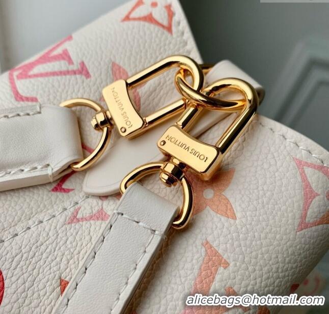 Pretty Style Louis Vuitton Neonoe BB Bucket Bag in Monogram Empreinte Leather M24649 Sunrise Aquarelle 2024