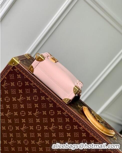 Buy Discount Louis Vuitton Side Trunk PM Bag in Grained Calfskin M23817 Pink 2024