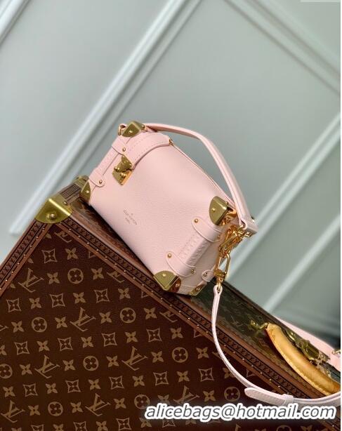 Buy Discount Louis Vuitton Side Trunk PM Bag in Grained Calfskin M23817 Pink 2024