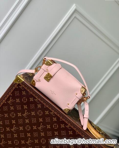 Buy Discount Louis Vuitton Side Trunk PM Bag in Grained Calfskin M23817 Pink 2024