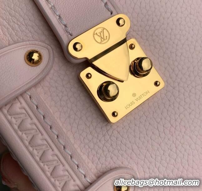 Buy Discount Louis Vuitton Side Trunk PM Bag in Grained Calfskin M23817 Pink 2024