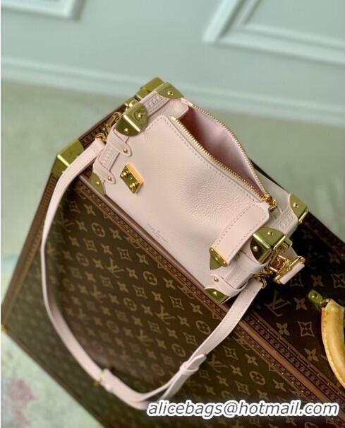 Buy Discount Louis Vuitton Side Trunk PM Bag in Grained Calfskin M23817 Pink 2024