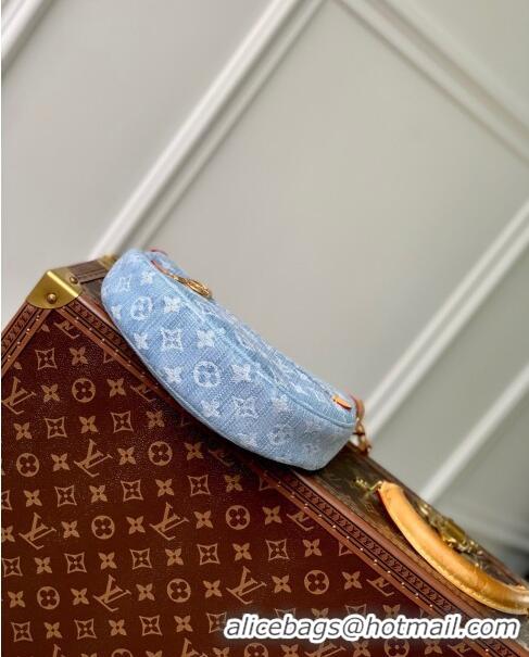 Super Quality Louis Vuitton Loop Bag in Monogram Denim 100% GOTS-certified Cotton M24846 Blue 2024