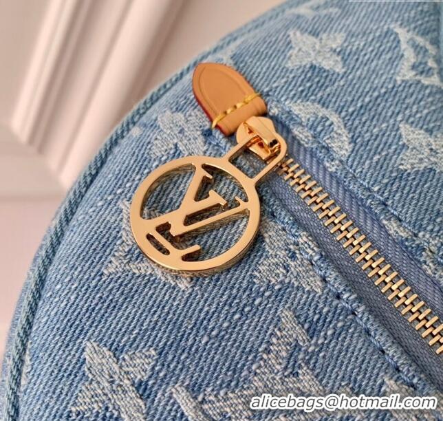 Super Quality Louis Vuitton Loop Bag in Monogram Denim 100% GOTS-certified Cotton M24846 Blue 2024