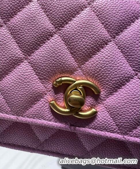 Luxury Cheap Chanel Grained Calfskin Clutch with Heart Chain AP3201 Pink 2024